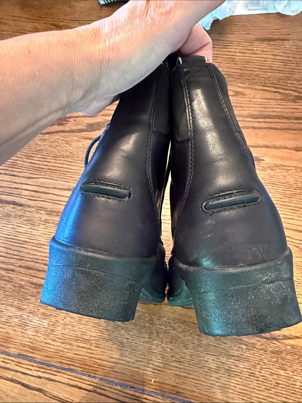 Ariat Cobalt VX Black Leather Lace Up Ankle Boot riding Comfort equestrian 7.5B - Picture 5 of 12